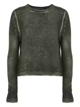 Свитер с круглым вырезом Avant Toi, зеленый