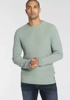 Свитер с круглым вырезом Bruno Banani, зеленый
