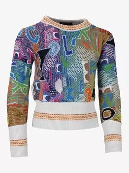 Свитер с круглым вырезом casarotti Carlo Colucci, белый