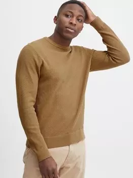 Свитер с круглым вырезом cfkarlo Casual Friday, коричневый