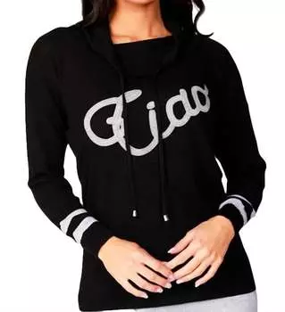 Свитер с круглым вырезом Ciao в черном/сером цвете ANGEL