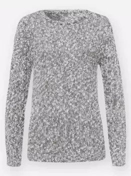 Свитер с круглым вырезом Classic Basics "Пуловер", антрацит