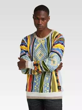 Свитер с круглым вырезом cuccaro Carlo Colucci, синий