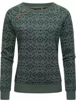 Свитер с круглым вырезом darria aztec Ragwear, зеленый