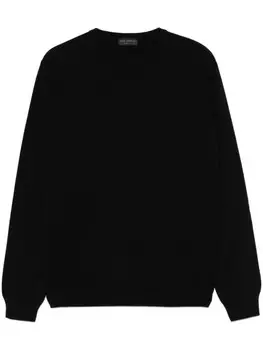 Свитер с круглым вырезом Dell'oglio, черный