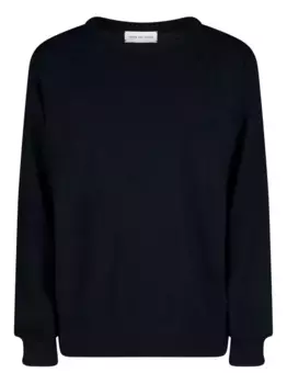 Свитер с круглым вырезом DRIES VAN NOTEN, синий