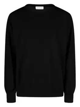 Свитер с круглым вырезом DRIES VAN NOTEN, черный