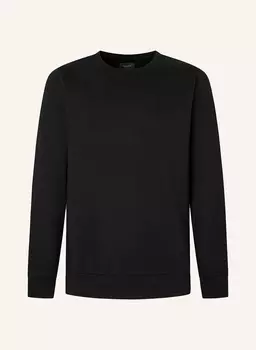 Свитер с круглым вырезом двойной вязки Hackett London, черный