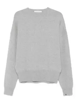 Свитер с круглым вырезом extreme cashmere, серый