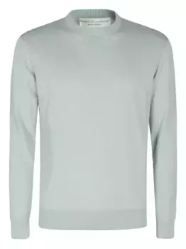 Свитер с круглым вырезом Filippo De Laurentiis, зеленый