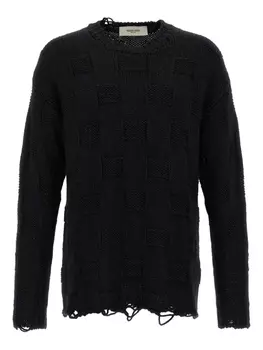 Свитер с круглым вырезом Golden Goose, черный