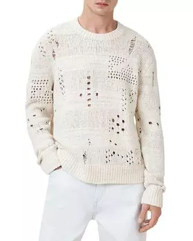 Свитер с круглым вырезом Harvey ALLSAINTS, слоновая кость/кремовый