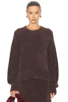 Свитер с круглым вырезом Helmut Lang, цвет Espresso