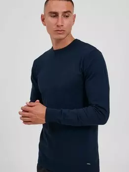 Свитер с круглым вырезом идбадан Indicode, синий