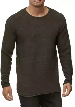 Свитер с круглым вырезом Indicode "Кристиан", цвет Army