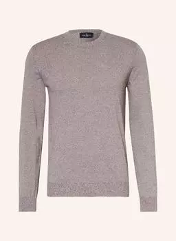 Свитер с круглым вырезом из мулине Hackett London, мультиколор