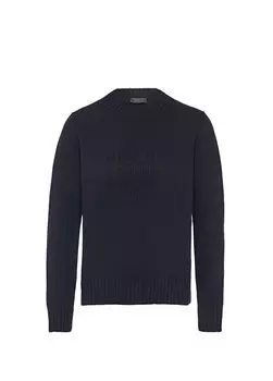 Свитер с круглым вырезом из шерсти и кашемира Prada