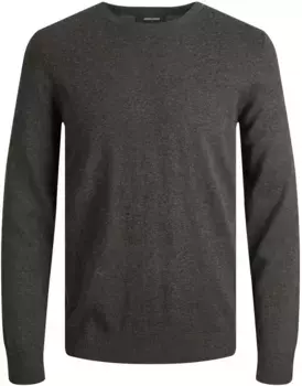 Свитер с круглым вырезом Jack & Jones "EMIL KNIT", цвет Dunkelgrau-Meliert