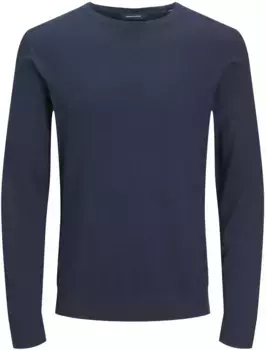 Свитер с круглым вырезом Jack & Jones "EMIL KNIT", цвет морской волны