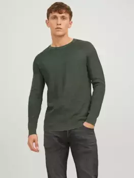 Свитер с круглым вырезом Jack & Jones "JJEMATT KNIT CREW NECK NOOS", цвет Mountain View