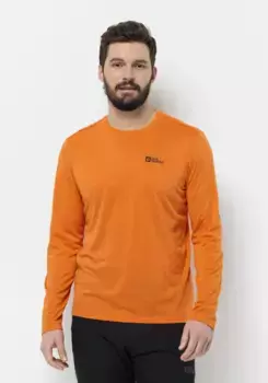 Свитер с круглым вырезом Jack Wolfskin "SKY THERMAL L/S M", цвет Blood-Orange