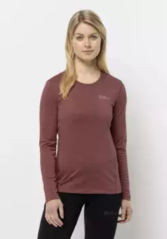 Свитер с круглым вырезом Jack Wolfskin "SKY THERMAL L/S W", цвет Apple-Butter