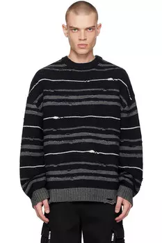 Свитер с круглым вырезом Juun.J, синий