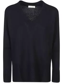 Свитер с круглым вырезом Le Tricot Perugia, синий