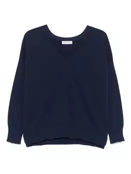 Свитер с круглым вырезом Le Tricot Perugia, синий