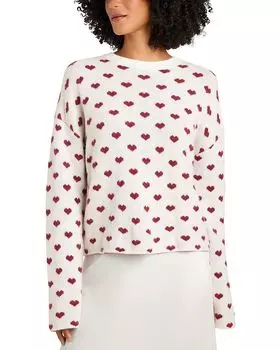 Свитер с круглым вырезом Lolly Hearts Splendid, красный