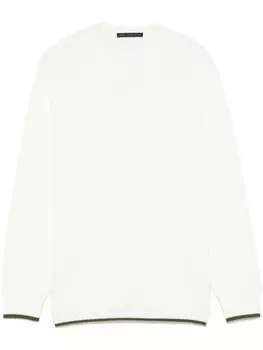 Свитер с круглым вырезом Low Brand, белый