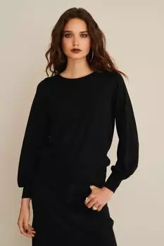Свитер с круглым вырезом Next, черный