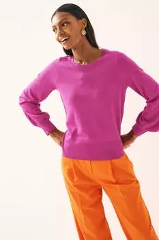 Свитер с круглым вырезом Next, розовый