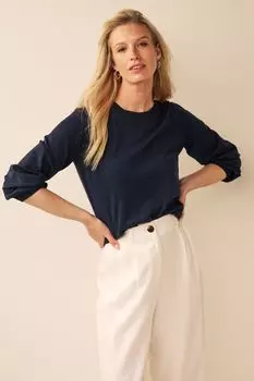 Свитер с круглым вырезом Next, синий