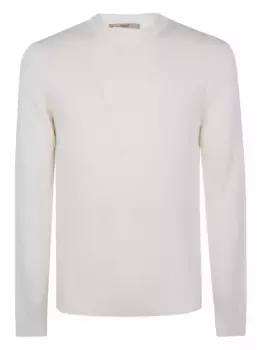 Свитер с круглым вырезом Nuur, белый