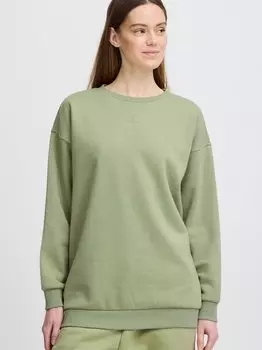 Свитер с круглым вырезом оксхиллари Oxmo, зеленый