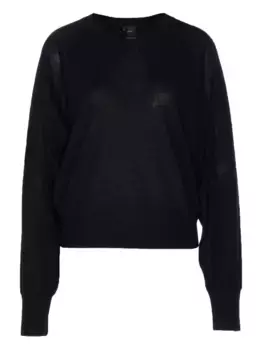 Свитер с круглым вырезом PINKO, черный
