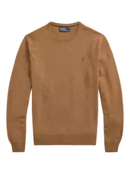 Свитер с круглым вырезом POLO RALPH LAUREN, коричневый