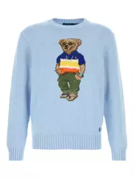 Свитер с круглым вырезом POLO RALPH LAUREN, синий