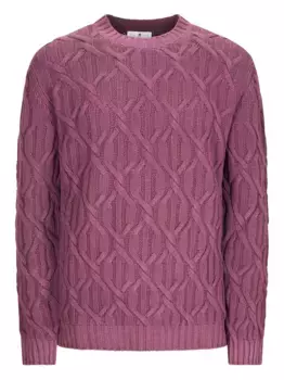 Свитер с круглым вырезом PT Torino, розовый