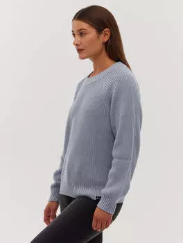 Свитер с круглым вырезом «реглан» от Georgiana Bench., темно-синий