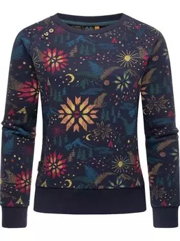 Свитер с круглым вырезом с принтом «йоханка» Ragwear, синий