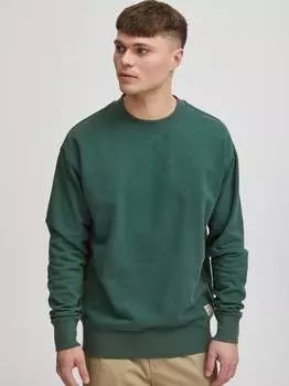 Свитер с круглым вырезом sdlenz Solid, зеленый