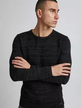 Свитер с круглым вырезом sdstruan Solid, серый