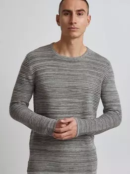 Свитер с круглым вырезом sdstruan Solid, серый