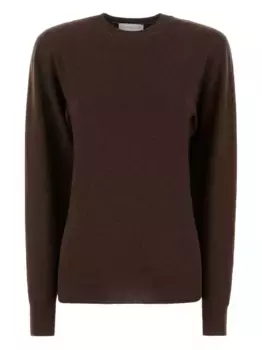 Свитер с круглым вырезом STELLA MCCARTNEY, коричневый