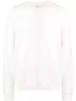 Свитер с круглым вырезом Sunspel, белый