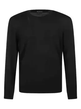 Свитер с круглым вырезом TOM FORD, черный
