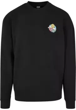 Свитер с круглым вырезом URBAN CLASSICS " Urban Classics Men's Cloudy Crew", черный