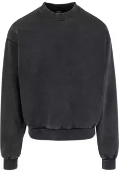 Свитер с круглым вырезом URBAN CLASSICS " Urban Classics Men's Acid Washed Crew", черный